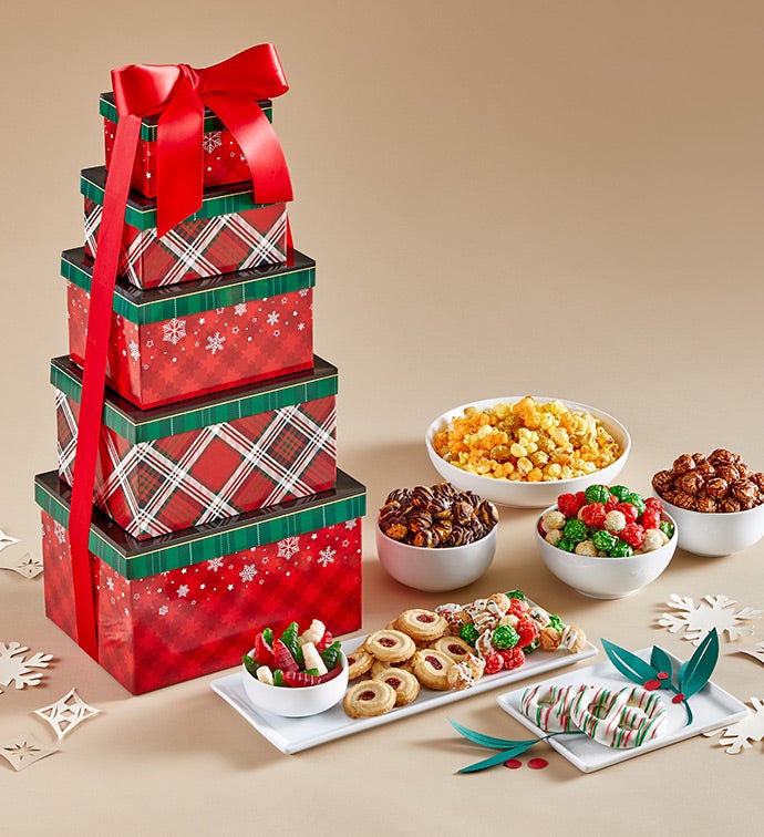 Merry Christmas 5 Box Gift Tower