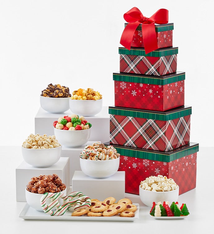 Merry Christmas 5 Box Gift Tower