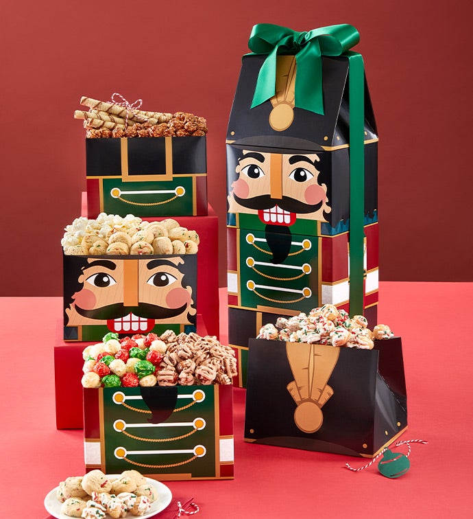 Nutcracker 4 Box Gift Tower