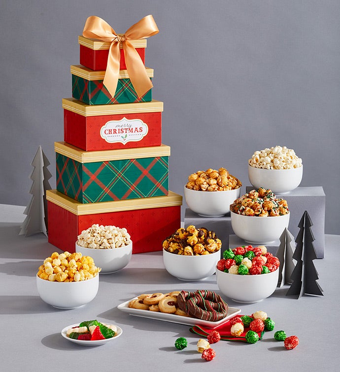 Merry Christmas 5 Box Gift Tower 