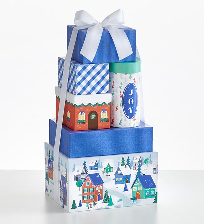 Winter Wonderland 6 Box Gift Tower