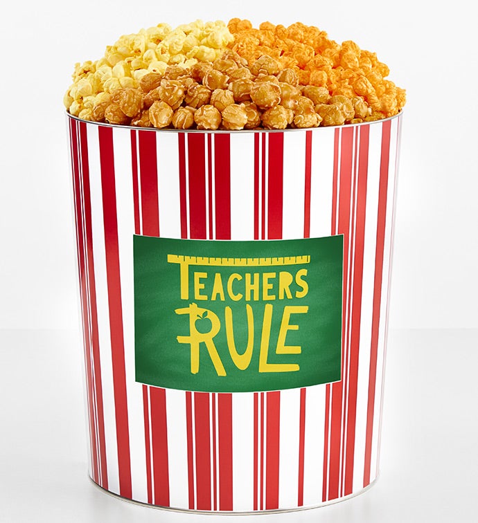 Tins With Pop® 3.5 Gallon Teachers Rule 3 Flavors