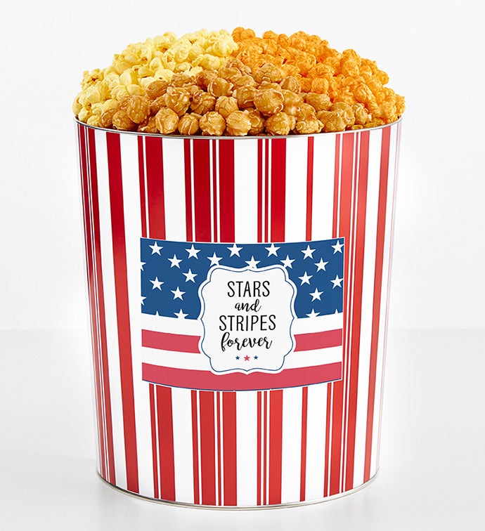 Tins With Pop® 3.5 Gallon Stars And Stripes Forever 3 Flavor