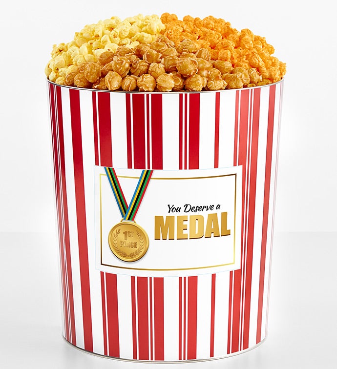 Tins With Pop® 3.5 Gallon You Deserve A Gold Medal 3 Flavor