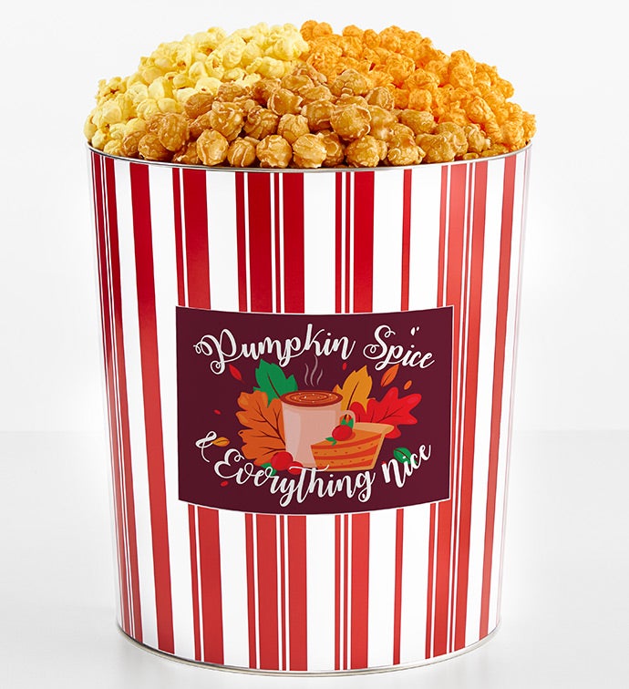 Tins With Pop® 3.5 Gallon Pumpkin Spice And Everything Nice  3 Flavor
