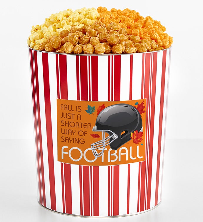Tins With Pop® 3.5 Gallon Fall Is Just A Shorter Way Of Saying Football  3 Flavor
