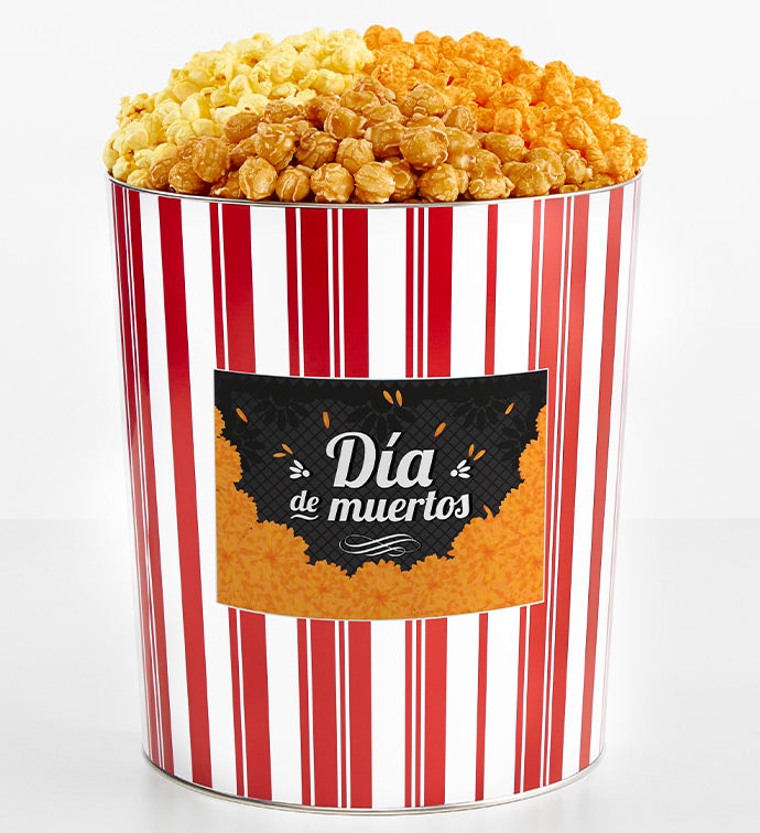 Tins With Pop® 3.5 Gallon Dia De Los Muertos Marigold