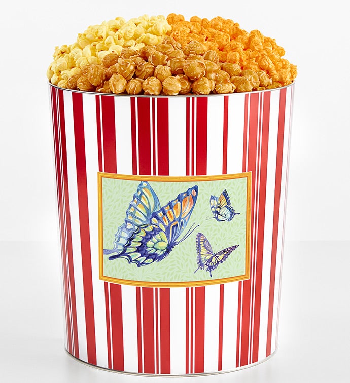 Tins With Pop® 3.5 Gallon Fluttering Butterflies 3 Flavor