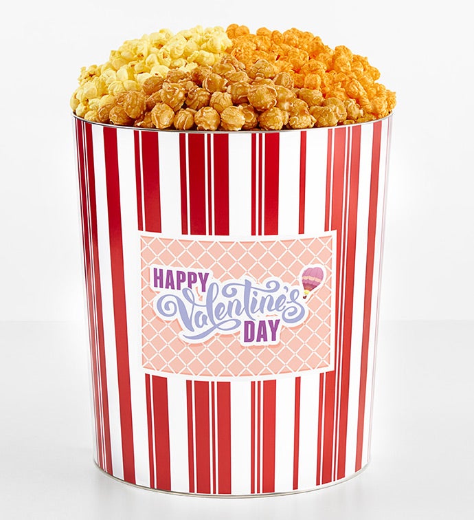 Tins With Pop® 3.5 Gallon Happy Valentines Day 3 Flavor