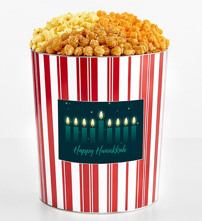 Tins With Pop® 3.5 Gallon Happy Hanukkah Candle Lights