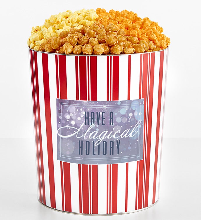Tins With Pop® 3.5 Gallon Have A Magical Holiday 3 Flavor