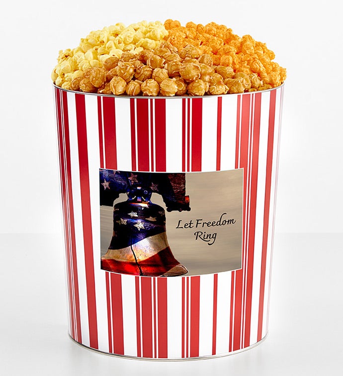 Tins With Pop® 3.5 Gallon Let Freedom Ring Bell 3 Flavor