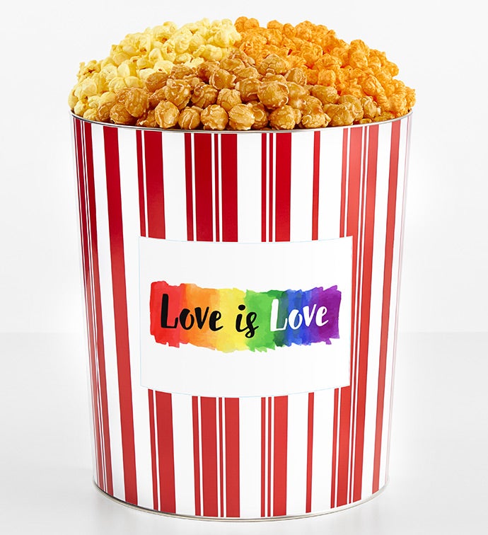 Tins With Pop® 3.5 Gallon Love Is Love 3 Flavor