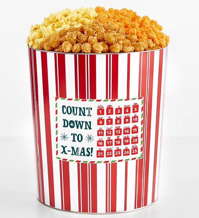 Tins With Pop® 3.5 Gallon Count Down To X-Mas Calendar 3 Flavor