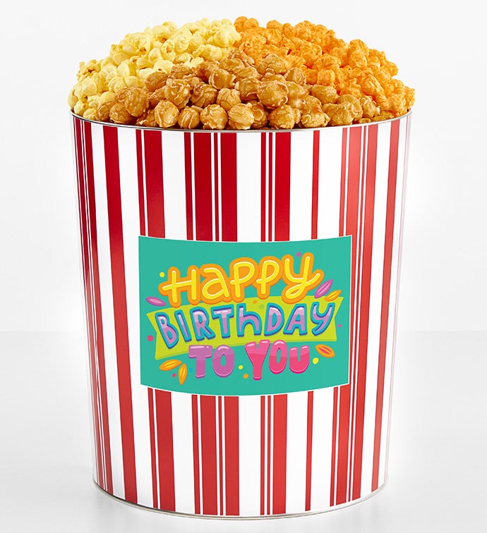 Tins With Pop® 3.5 Gallon Birthday Party  3 Flavor