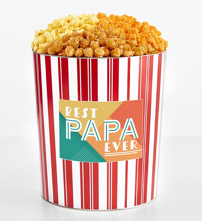 Tins With Pop® 3.5 Gallon Best Papa Ever