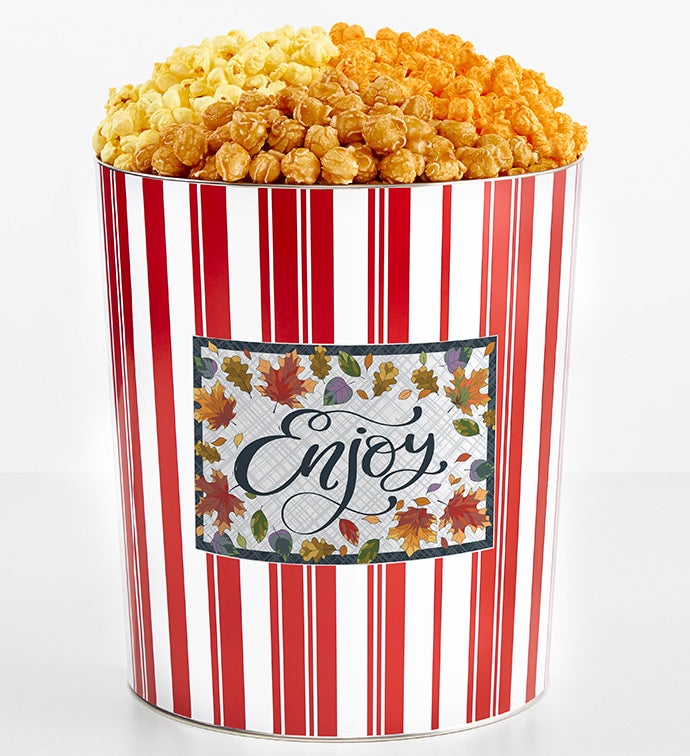 Tins With Pop® 3.5 Gallon Enjoy Fall 3 Flavor