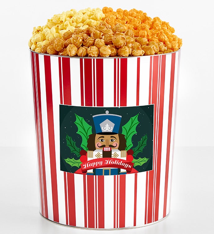Tins With Pop® 3.5 Gallon Happy Holiday Nutcracker 3 Flavor