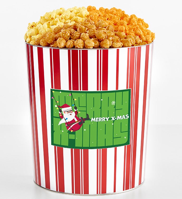 Tins With Pop® 3.5 Gallon Merry X Mas 3 Flavor