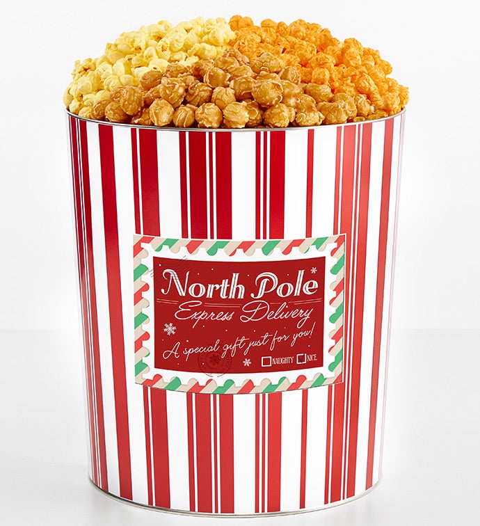 Tins With Pop® 3.5 Gallon North Pole Express Delivery 3 Flavor