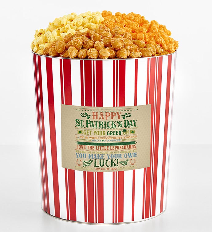 Tins With Pop® 3.5 Gallon Happy St. Patrick's Day 3 Flavor