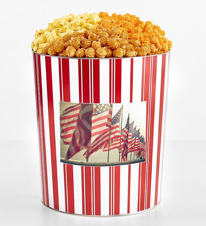 Tins With Pop® 3.5 Gallon Waving Flags 3 Flavor