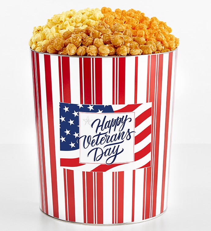 Tins With Pop® 3.5 Gallon Happy Veterans Day 3 Flavor