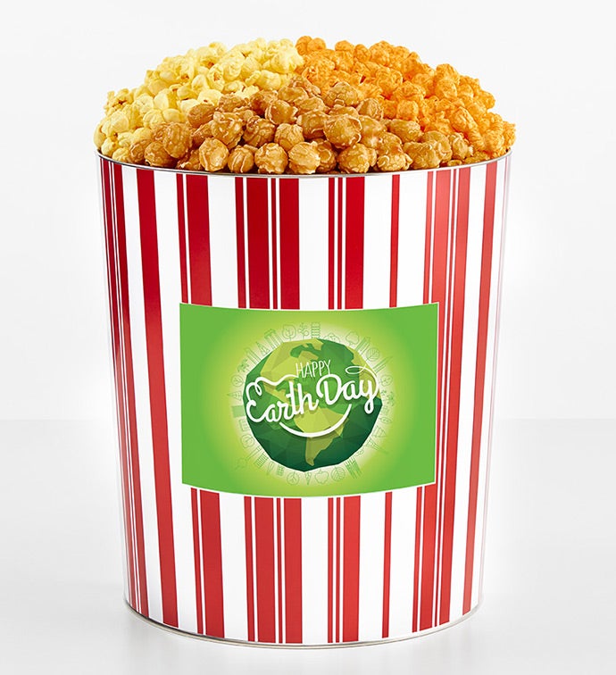 Tins With Pop&reg; Happy Earth Day 3.5 Gallon Tin