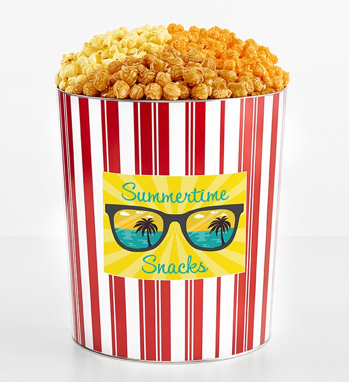 Tins With Pop® 3.5 Gallon Summertime Snacks