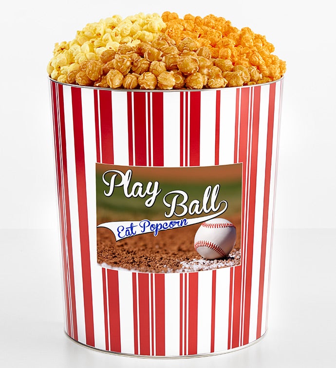 Tins With Pop® 3.5 Gallon Play Ball Eat Popcorn 3 Flavor