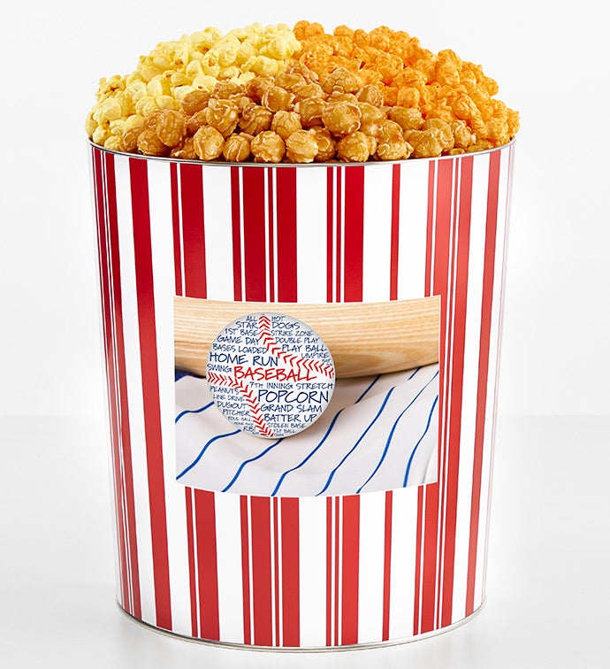 Tins With Pop® 3.5 Gallon Baseball 3 Flavor