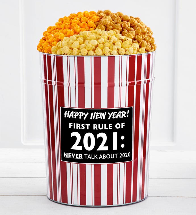 Tins With Pop® 4 Gallon Happy New Year First Rule