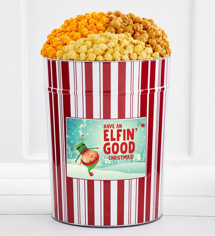 Tins With Pop® 4 Gallon Elfin Good Christmas