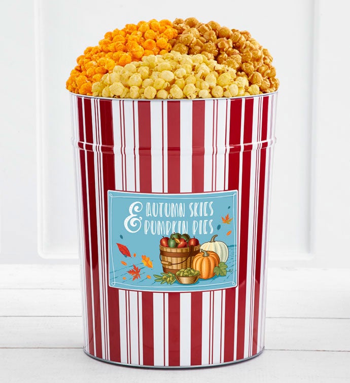 Tins With Pop® 4 Gallon Autumn Skies & Pumpkin Pies