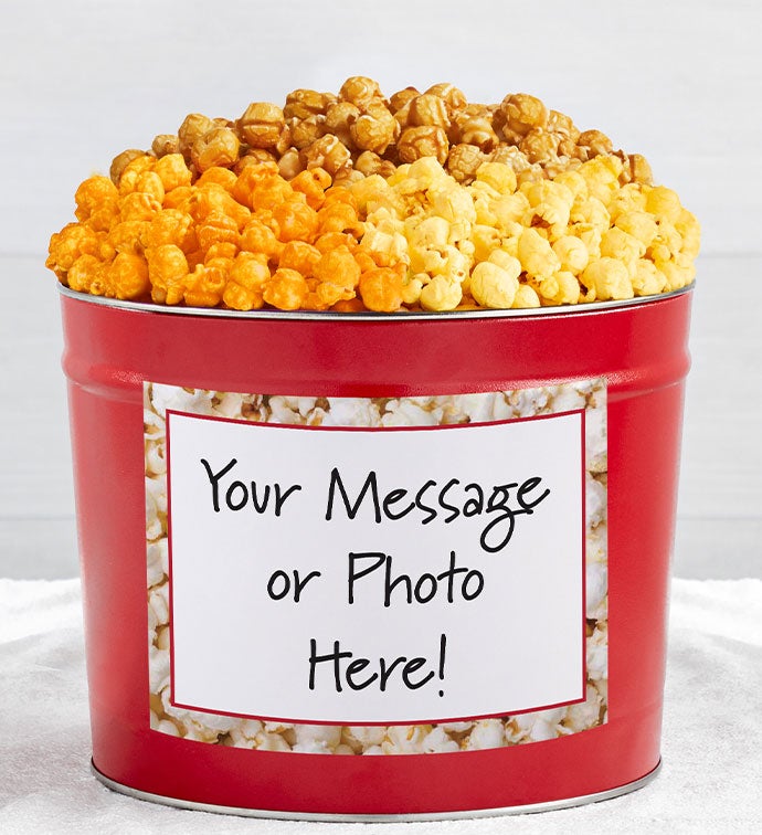 Tins With Pop&reg; Personalized Red Tin
