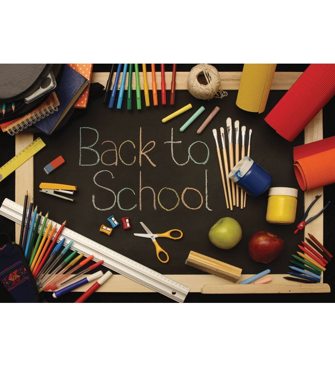 Packed With Pop® Back To School Chalkboard