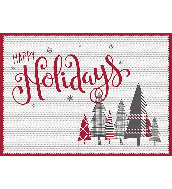 Tins With Pop® 3.5 Gallon Happy Holiday Plaid Trees 3 Flavor
