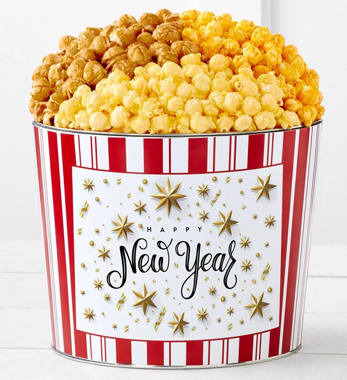 Tins With Pop® Happy New Year Gold Stars