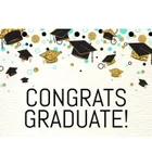 Tins With Pop 3.5 Gallon&reg; Congrats Graduate Caps
