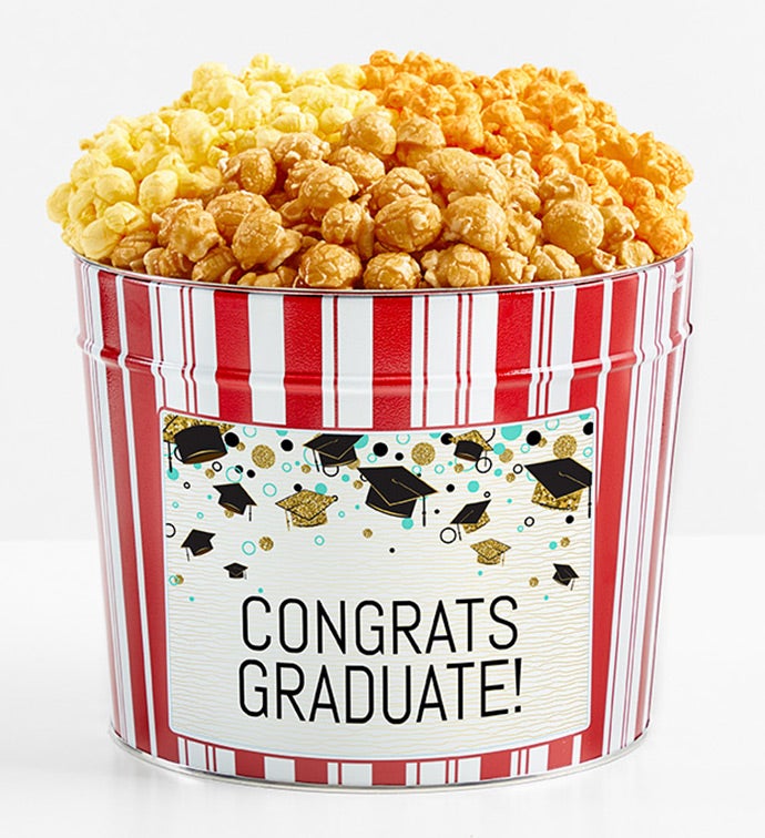 Tins With Pop&reg; Congrats Graduate Caps