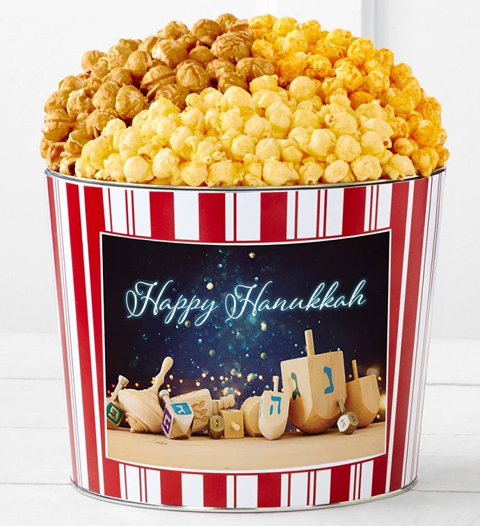 Tins With Pop® Happy Hanukkah Wooden Dreidel