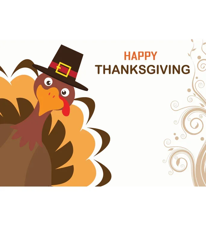 Tins With Pop® 3.5 Gallon Happy Thanksgiving Turkey