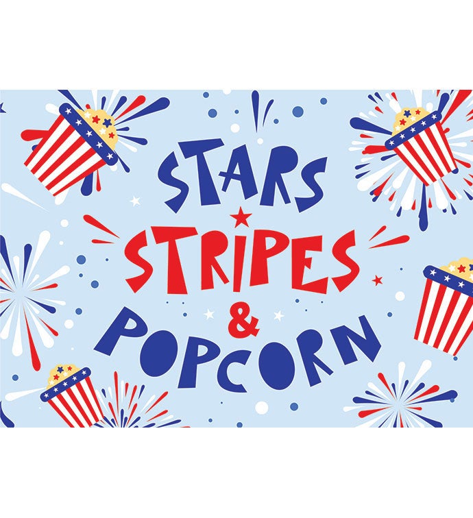 Packed With Pop® Stars Stripes And Popcorn