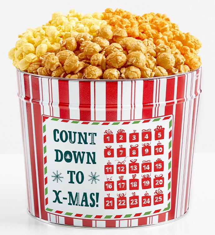 Tins With Pop&reg; Count Down To X-MAS Calendar 3 Flavor