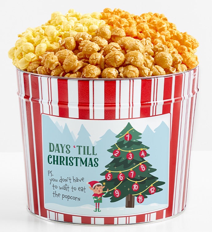 Tins With Pop&reg; Days 'Till Christmas Elf & Tree  3 Flavor
