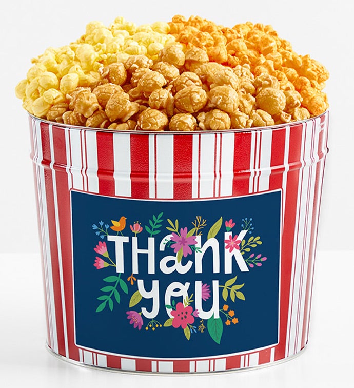 Tins With Pop&reg; Thank You Floral