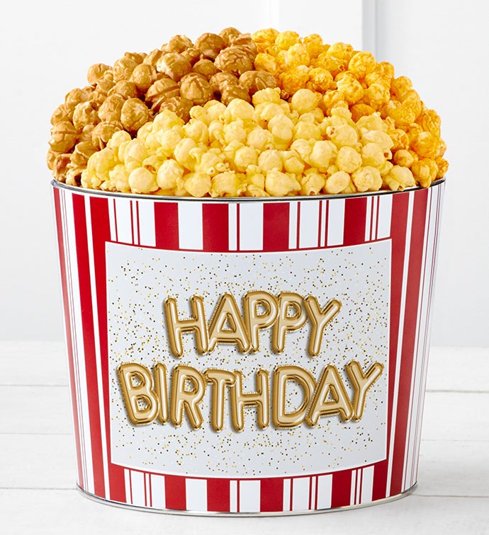 Tins With Pop&reg; Happy Birthday Balloons