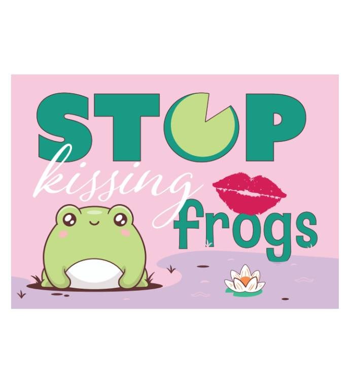 Cards With Pop® Stop Kissing Frogs