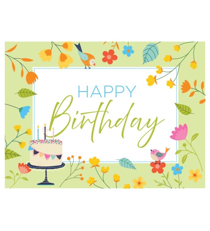 Tins With Pop® Happy Birthday Floral 3 Flavor