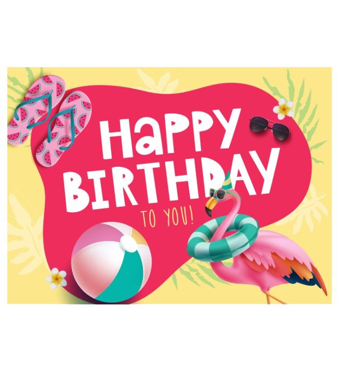 Cards With Pop® Happy Birthday Summertime 3 Flavor